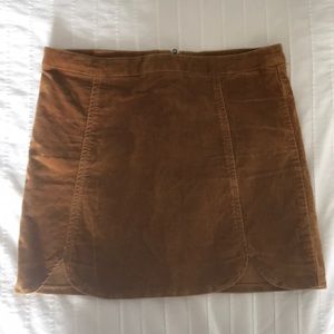Brandy Melville faux suede skirt